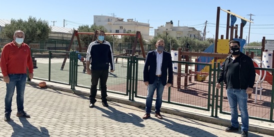 Image: Ο Δήμαρχος Ιεράπετρας στην Κοινότητα Σταυροχωρίου