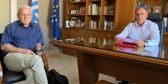 Image: Συνάντηση του Δημάρχου Ιεράπετρας με τον Βουλευτή Λασιθίου ΣΥΡΙΖΑ κ. Θραψανιώτη