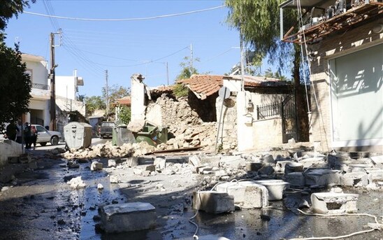 Image: Ένας νεκρός και εννέα τραυματίες από τον σεισμό στην Κρήτη – Σε εφαρμογή το σχέδιο «Εγκέλαδος»