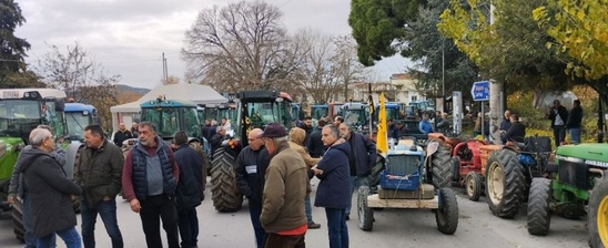 Image: Μαζικό συλλαλητήριο αγροτών στην Αγιά – Απαιτούν απαντήσεις για το πότε και πόσο θα αποζημιωθούν για τον Daniel