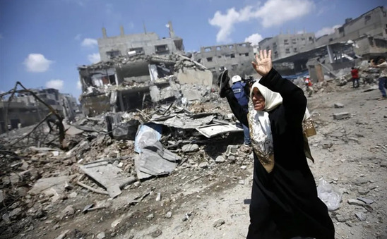 Image: To Ισραήλ, μετά τη σφαγή στη Τζενίν, βομβάρδισε και τη Λωρίδα της Γάζας