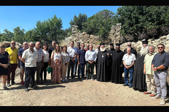 Image: Μετά από 150 χρόνια αναστηλώνεται η παλαιά οικία του Πατριάρχου Μελετίου Μεταξάκη στο Μεταξοχώρι Ιεράπετρας