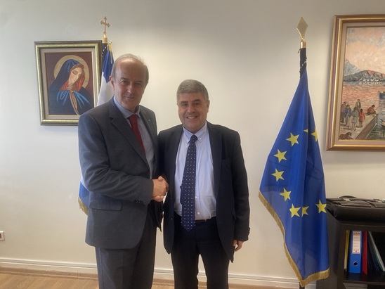 Image: Ο Δήμαρχος Ιεράπετρας στο Υπουργείο Μετανάστευσης για τις αυξημένες ροές