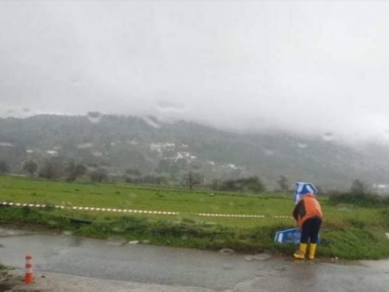 Image: Ο καιρός... έκλεισε το οδικό δίκτυο στον κάμπο του Οροπεδίου Λασιθίου