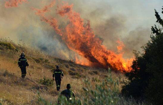 Image: Φωτιά σε αγροτική αποθήκη λίγο έξω από την Ιεράπετρα κινητοποίησε χθες την Π.Υ.