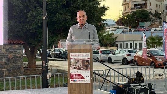 Image: Πλακιωτάκης στη Home Expo: «Η ανάπτυξη της Κρήτης περνά από τους ανθρώπους της παραγωγής»