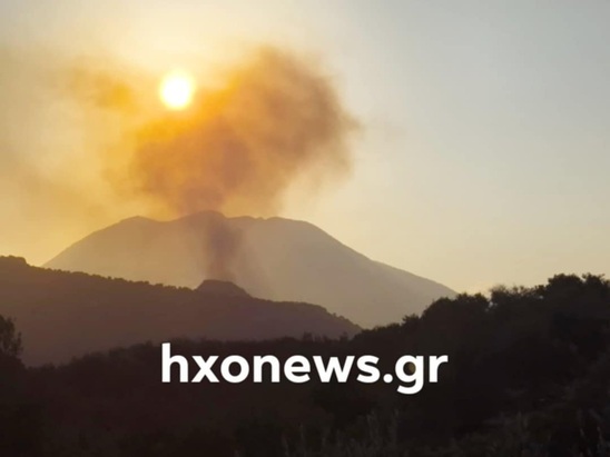 Image: Φωτιά στην περιοχή Ανδριανός κοντά στην Νεάπολη  - Μεγάλη κινητοποίηση της Πυροσβεστικής