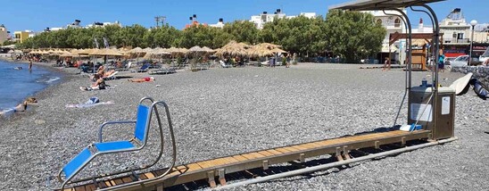 Image: Χάθηκαν τα 4 seatracs για ΑμεΑ από τις παραλίες της Ιεράπετρας