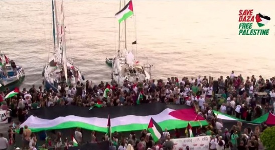 Image: Global Sumud Flotilla: Αναχώρησε από τη Σύρο η ελληνική αποστολή για τη Γάζα – «Γάζα ερχόμαστε, με την Παλαιστίνη ως τη λευτεριά!»