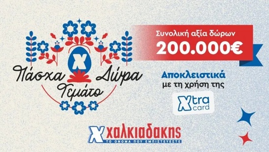 Image: Πάσχα γεμάτο δώρα στα super markets Χαλκιαδάκης!